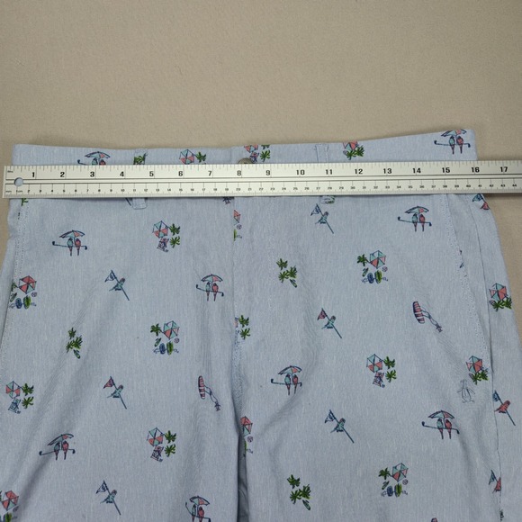 Original Penguin Golf Shorts Beach Print Casual Lightweight Men's‎ Size 30 - Picture 5 of 7
